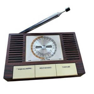 Realistic Weatheradio Model 12-149 Timekube Weather Station